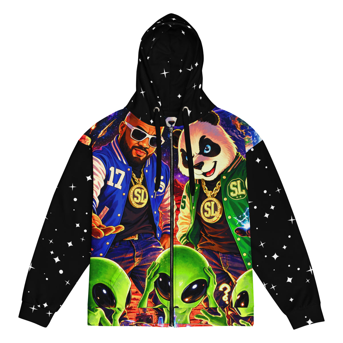 Out of This World II Spoonieverse unisex zip hoodie