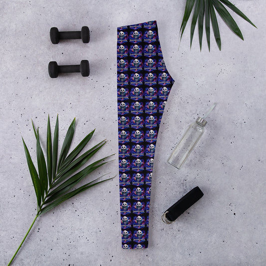 Spoonieverse all-over logo pattern leggings