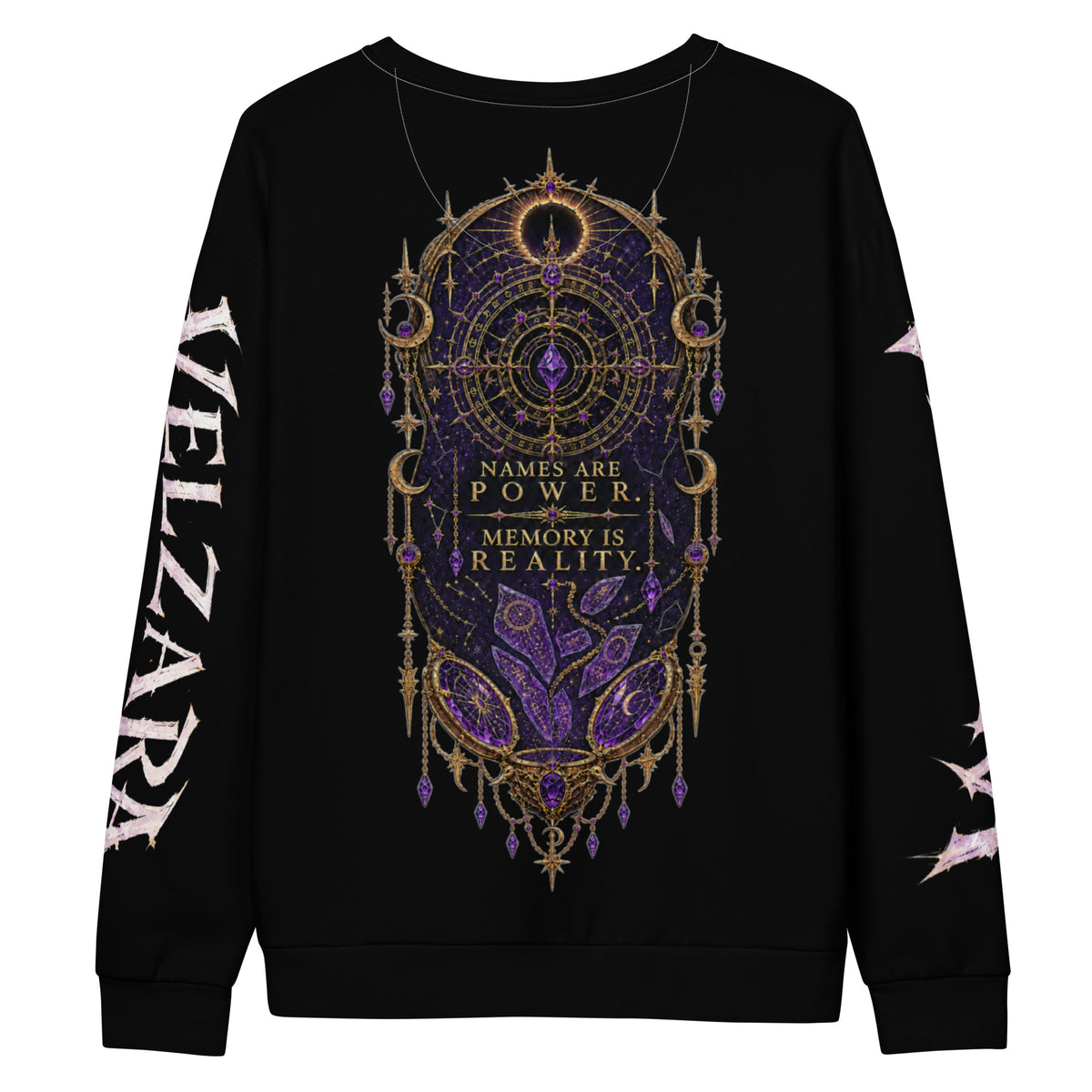 Velzara’s Amethyst Memory Reliquary design back
