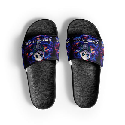 Spoonieverse logo men's slides by STF1 Graphix