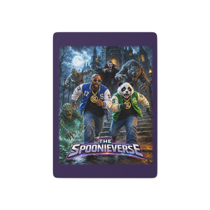 Spoonieverse Moonlit Escape poker playing cards