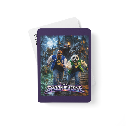 Spoonieverse Moonlit Escape poker playing cards