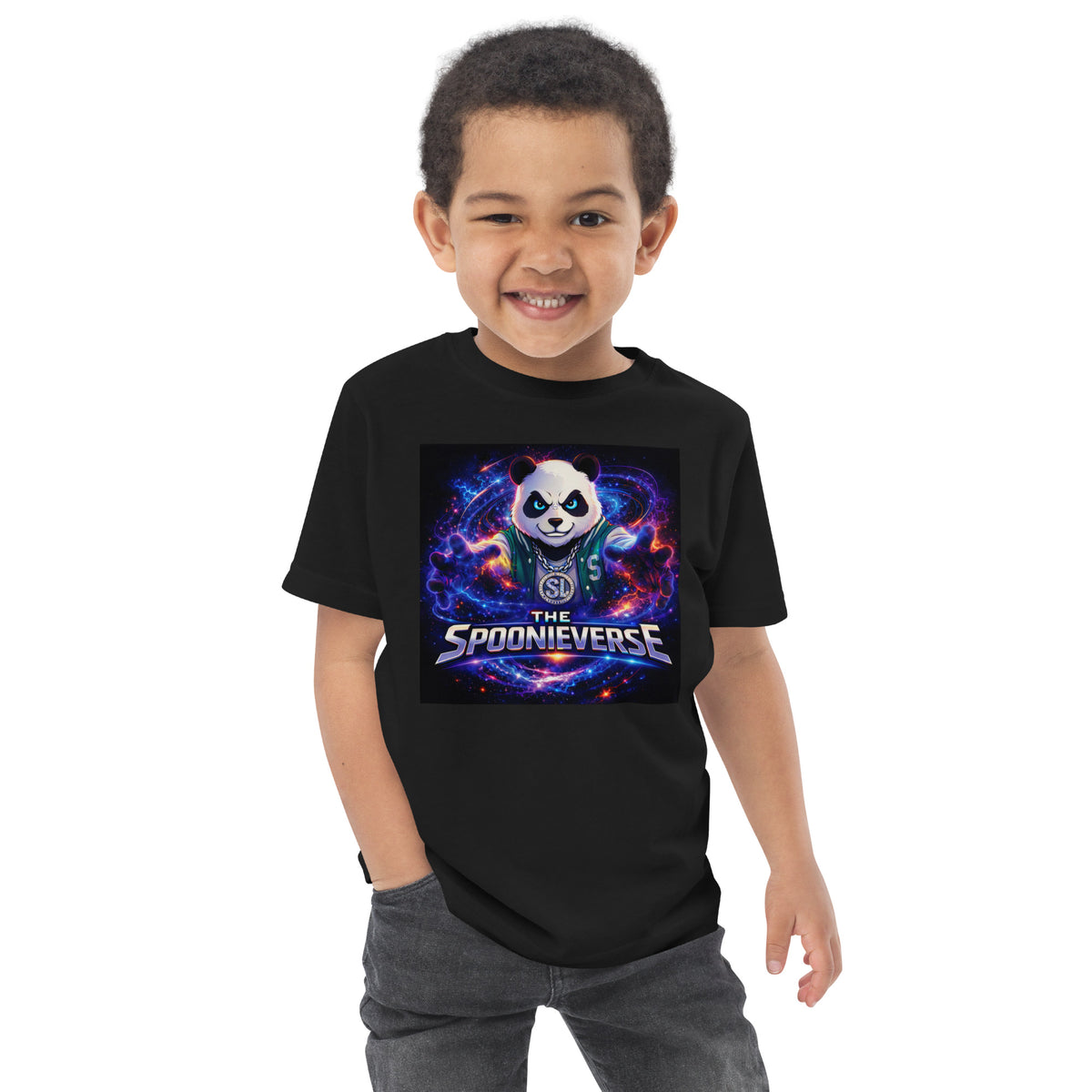 Spoonieverse logo toddler T-shirt for everyday wear