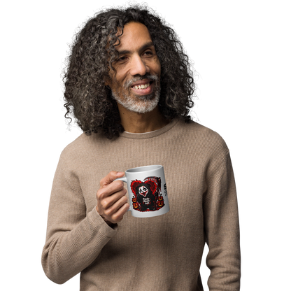 Panda-Moan-ium Halloween White Glossy Mug